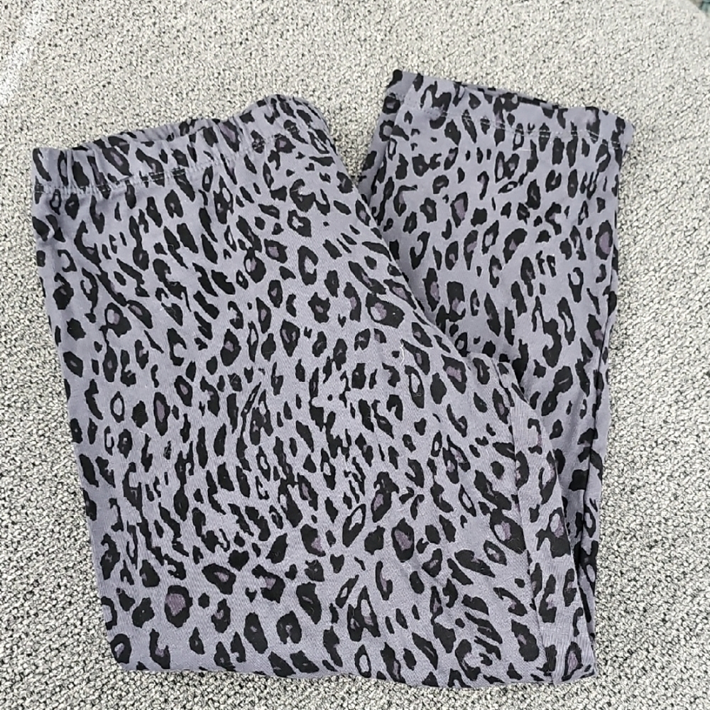 Miley Cyrus Max Azria Leopard Print Leggings SIZE L